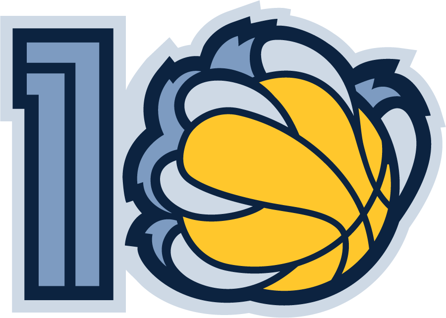 Memphis Grizzlies 2011 Anniversary Logo iron on heat transfer v2